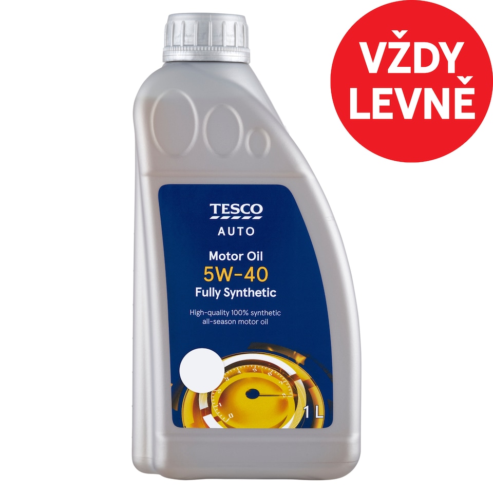 Tesco Auto Motorový olej 5W-40 1l