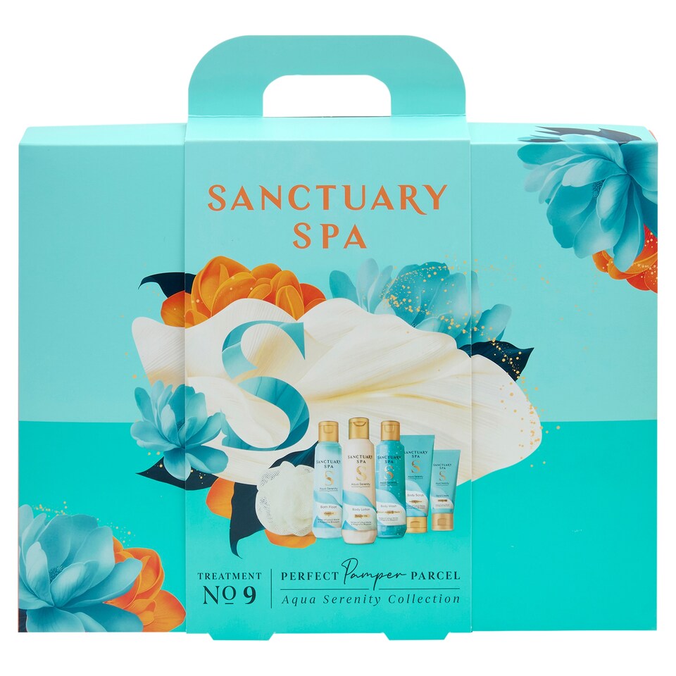 image 1 of Sanctuary Spa Aqua Serenity Perfect Pamper Parcel Gift Set 