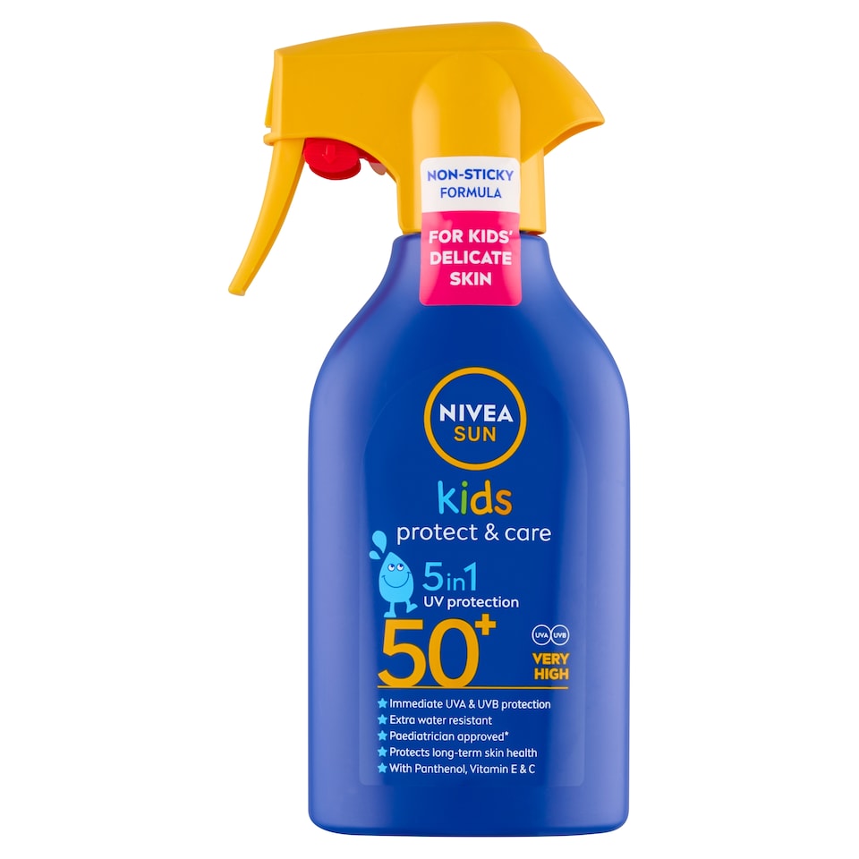 obrázok 1 z Nivea Sun Protect & Care Detský sprej na opaľovanie OF 50+ 250 ml