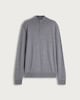 image 4 of F&F Pure Merino Wool High Neck Jumper in Grey Marl