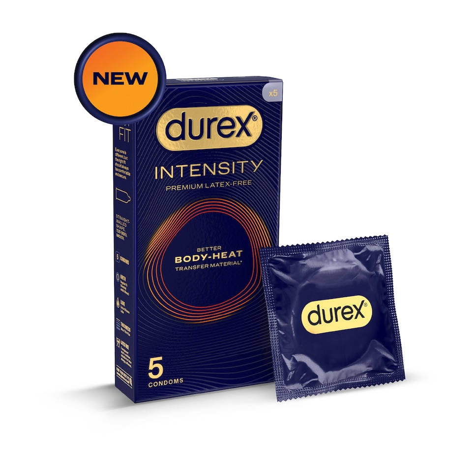 image 1 of Durex Intensity Premium Latex-Free Condoms 5s