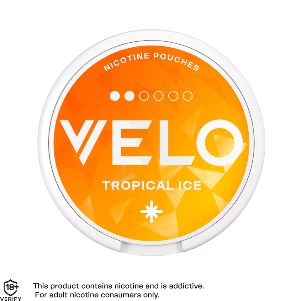 image 1 of Velo Tropical Ice Nicotine Pouches Mini 6mg 15 Pack