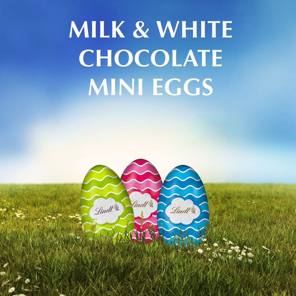 image 1 of Lindt Mini Eggs Milk Chocolate With Creamy Filling 80G