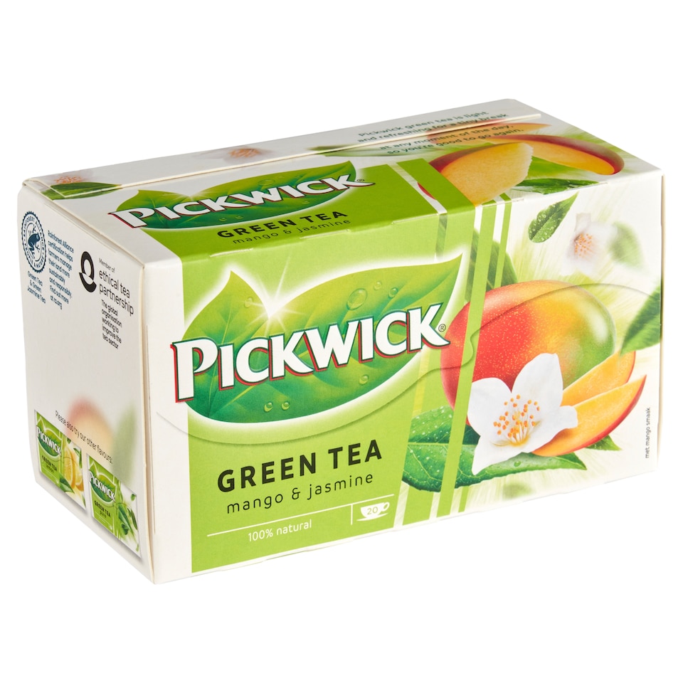 Pickwick Green Tea Mango & Jasmine 20 x 1.5g (30g)