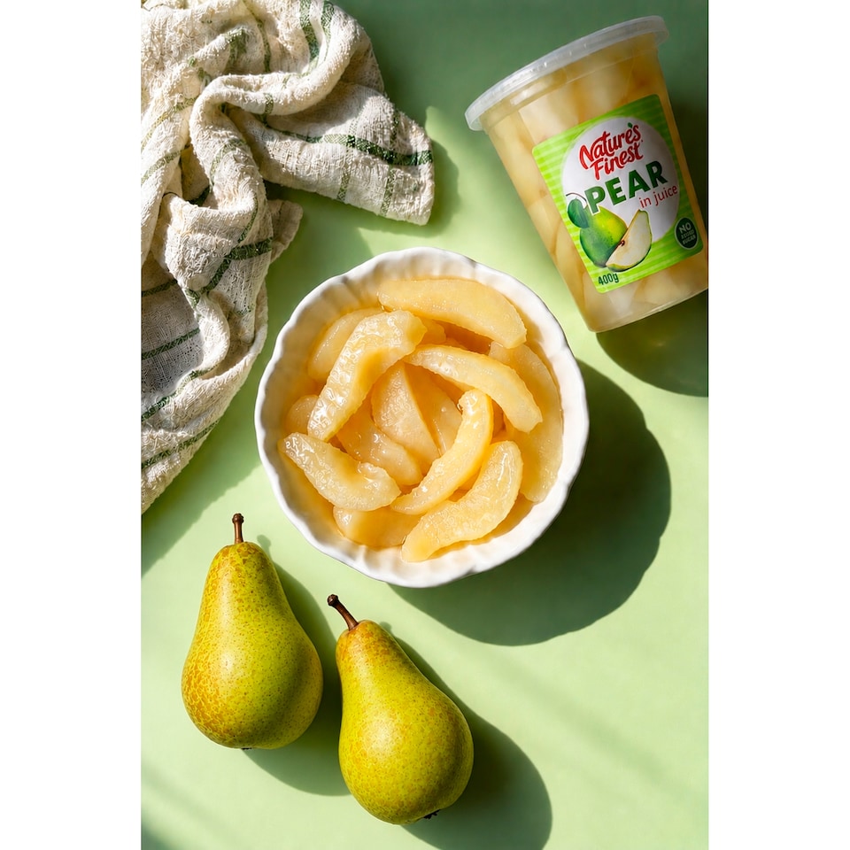 image 1 of Nature's Finest Pear In Juice 400G