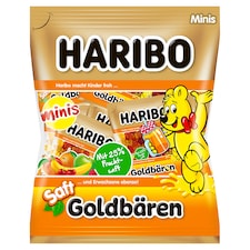 Haribo Goldbären Saft Mini Jelly Bears with Fruit Flavors 220g