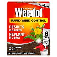 Weedol Rapid Weed Control Tubes 6 X 23Ml