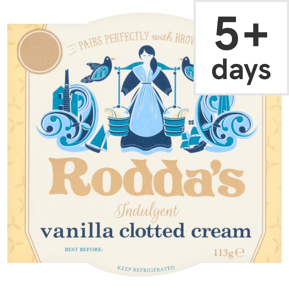 Rodda's Indulgent Vanilla Clotted Cream 113g