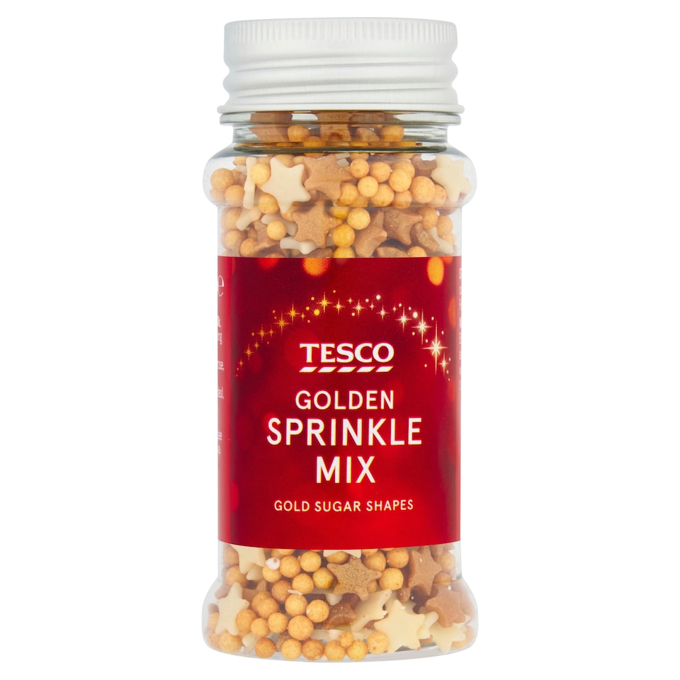Tesco Golden Sprinkles Mix 60g