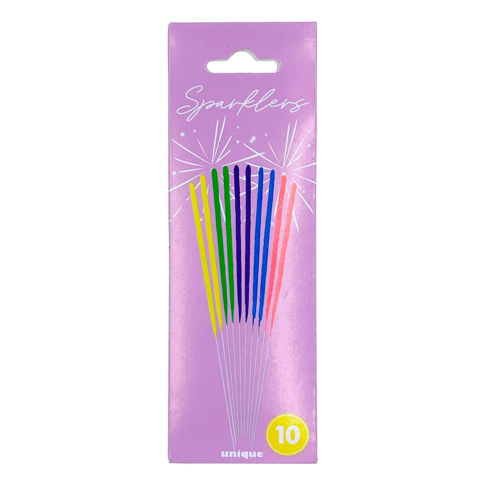Mini Neon Sparklers 10 pack