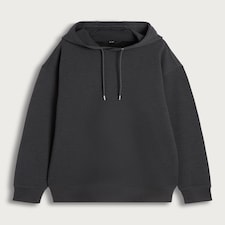F&F Quilted Textured Hoodie in Grey