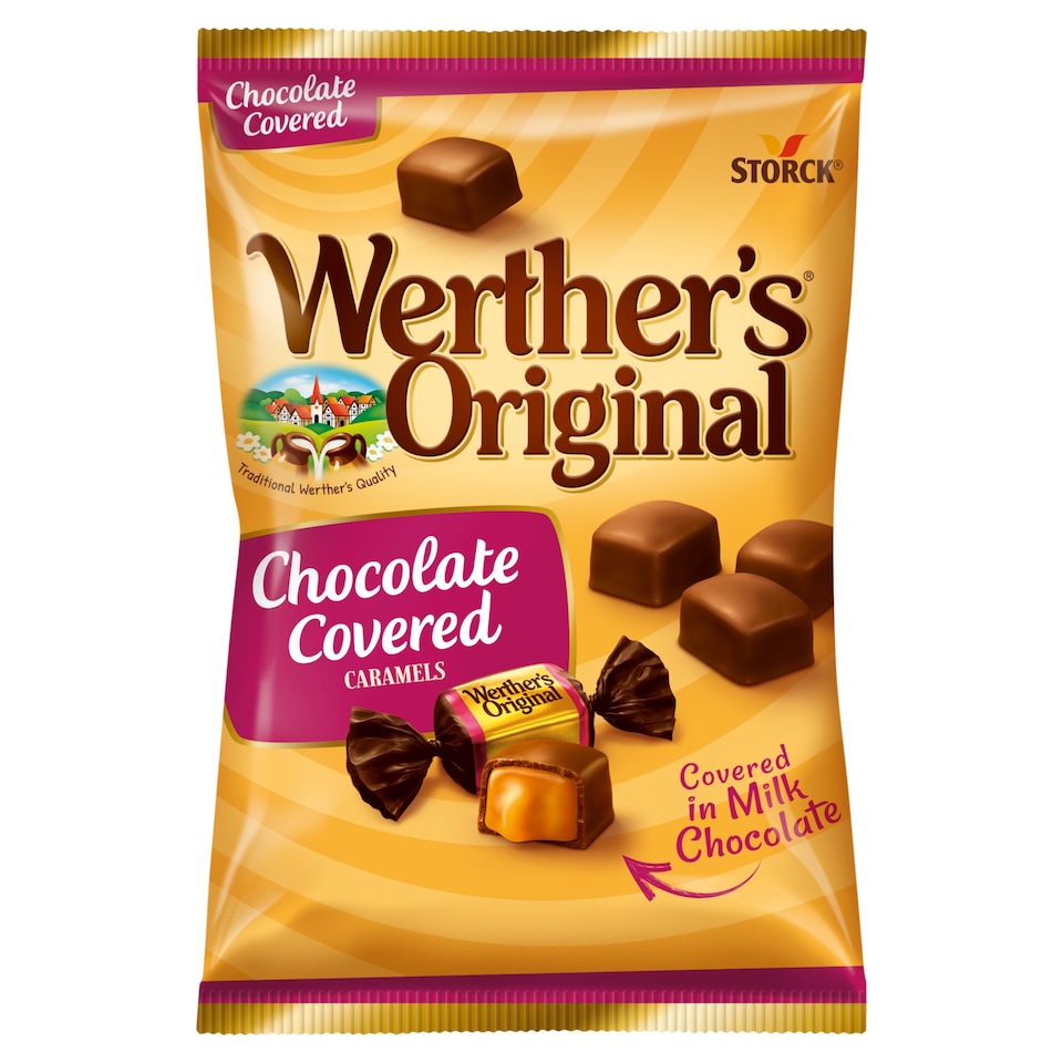 Werther's Original Chocolate Covered Caramels 100g