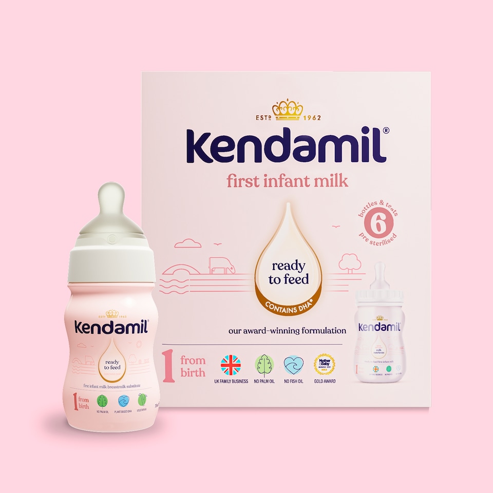 image 1 of Kendamil First Infant Milk Ready to Feed Starter Pack 6 x 70ml