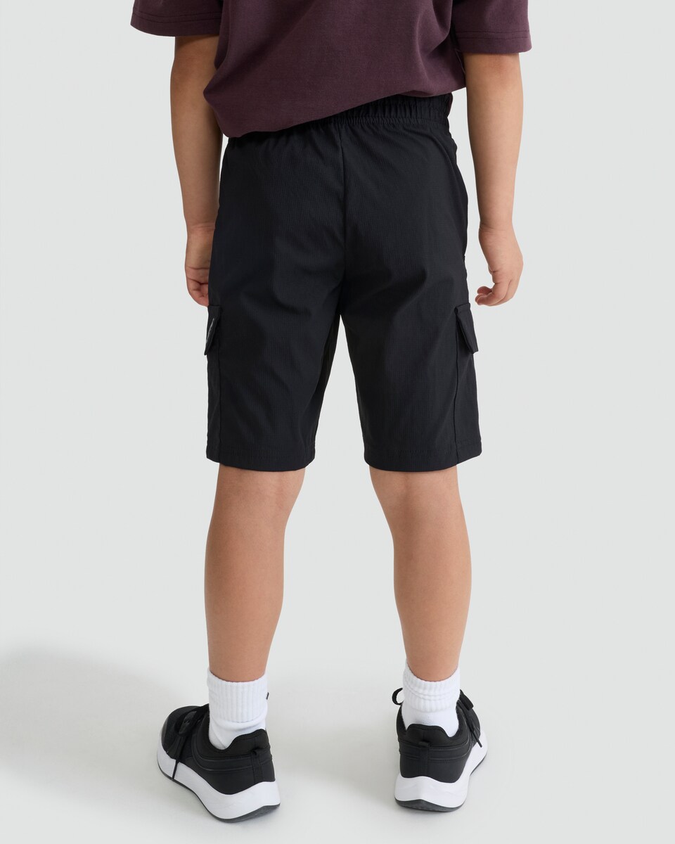 image 1 of 9 Peaks Cargo Shorts  in Black