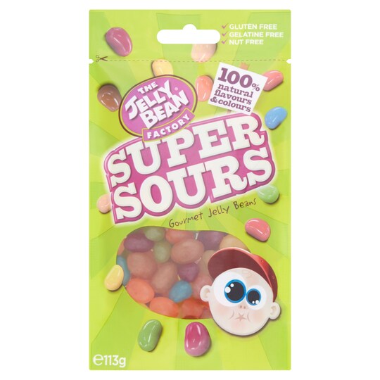 JELLY BEANS SUPER SOURS 113G Tesco Groceries