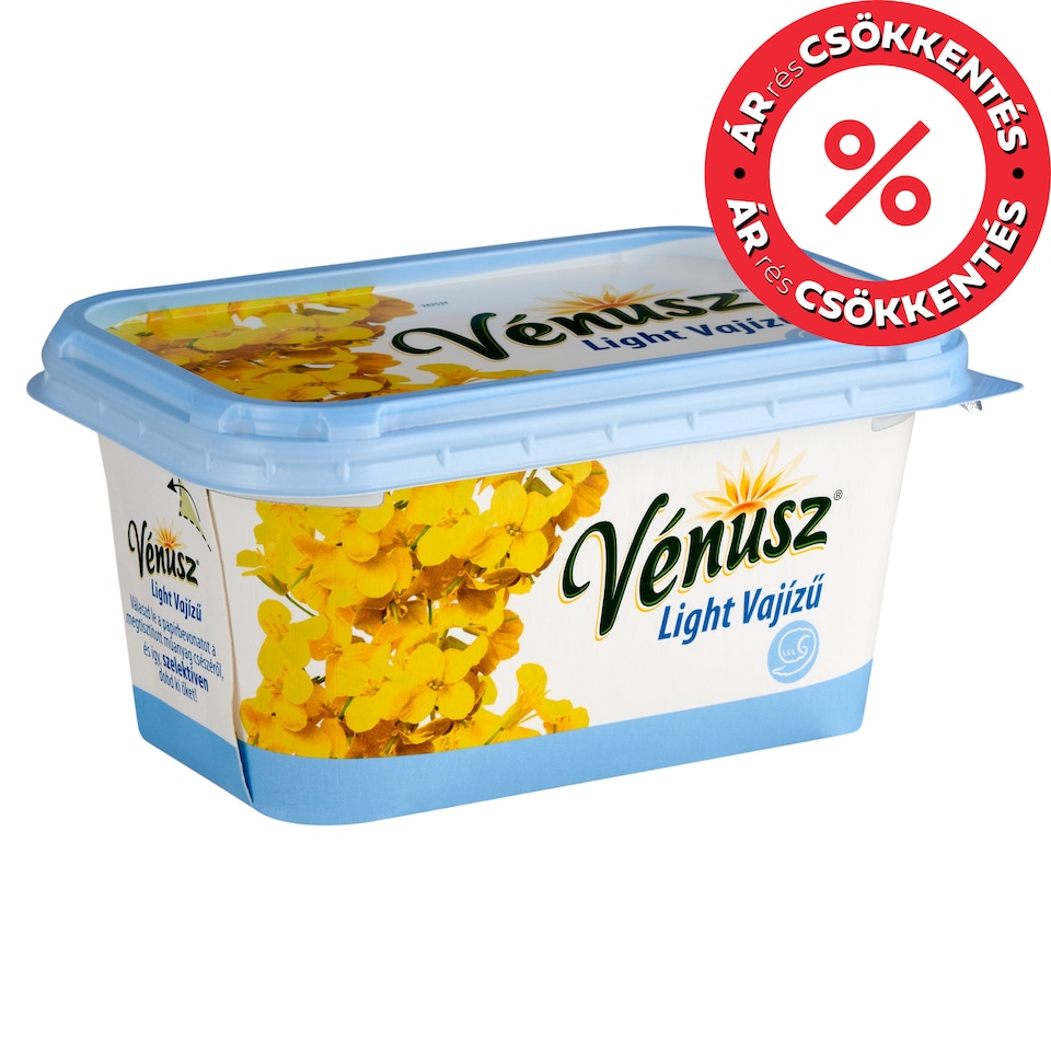 Vénusz Light Vajízű 32% zsírtartalmú margarin 450 g