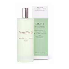 Aromaworks Light Lemongrass & Bergamot Room Mist 100Ml