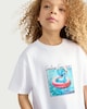 image 3 of Disney Lilo & Stitch Pure Cotton Printed T-Shirt in White