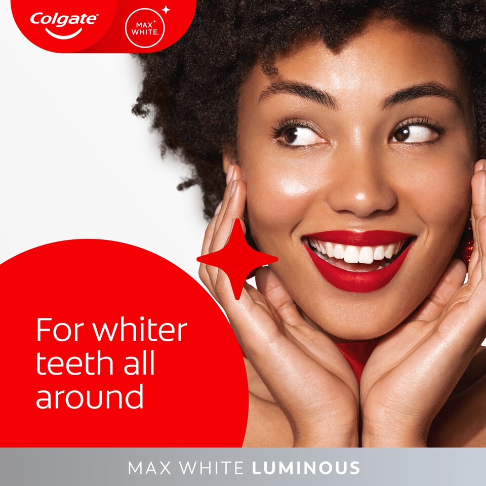 image 1 of Colgate Max White Luminous Whitening Toothpaste 75ml