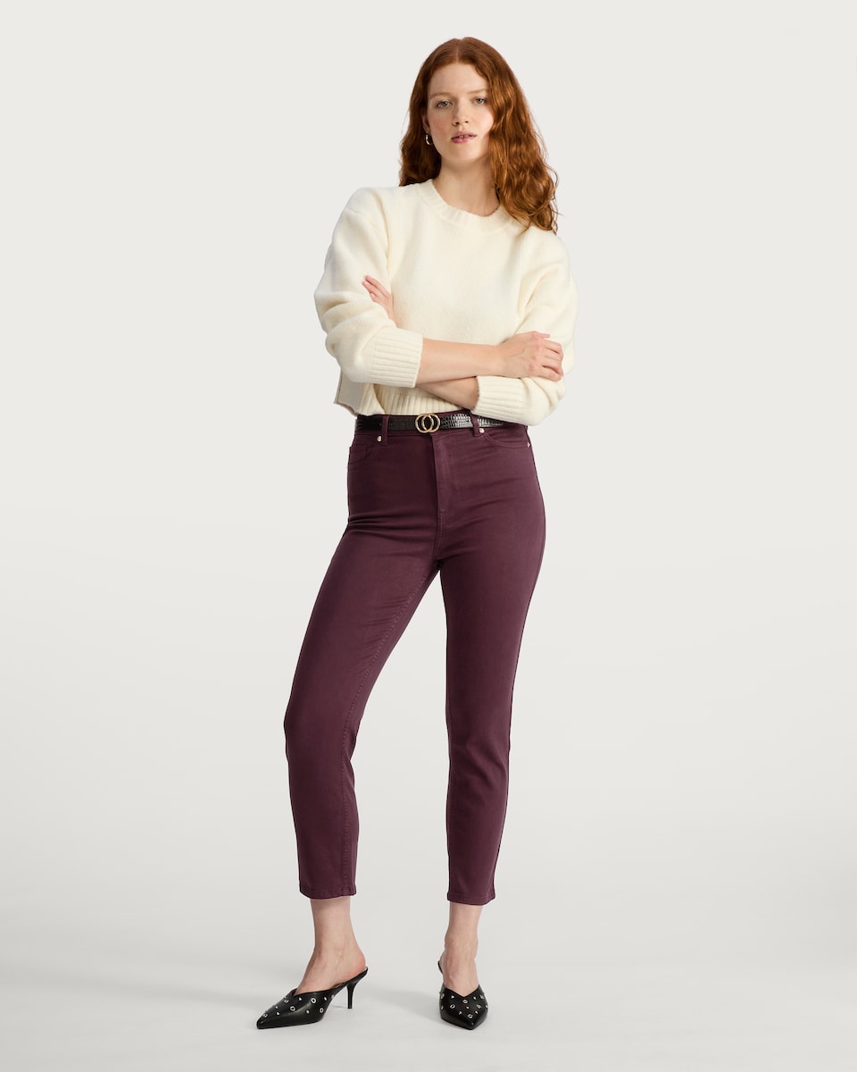 image 1 of F&F Slim Fit Jeans in Purple