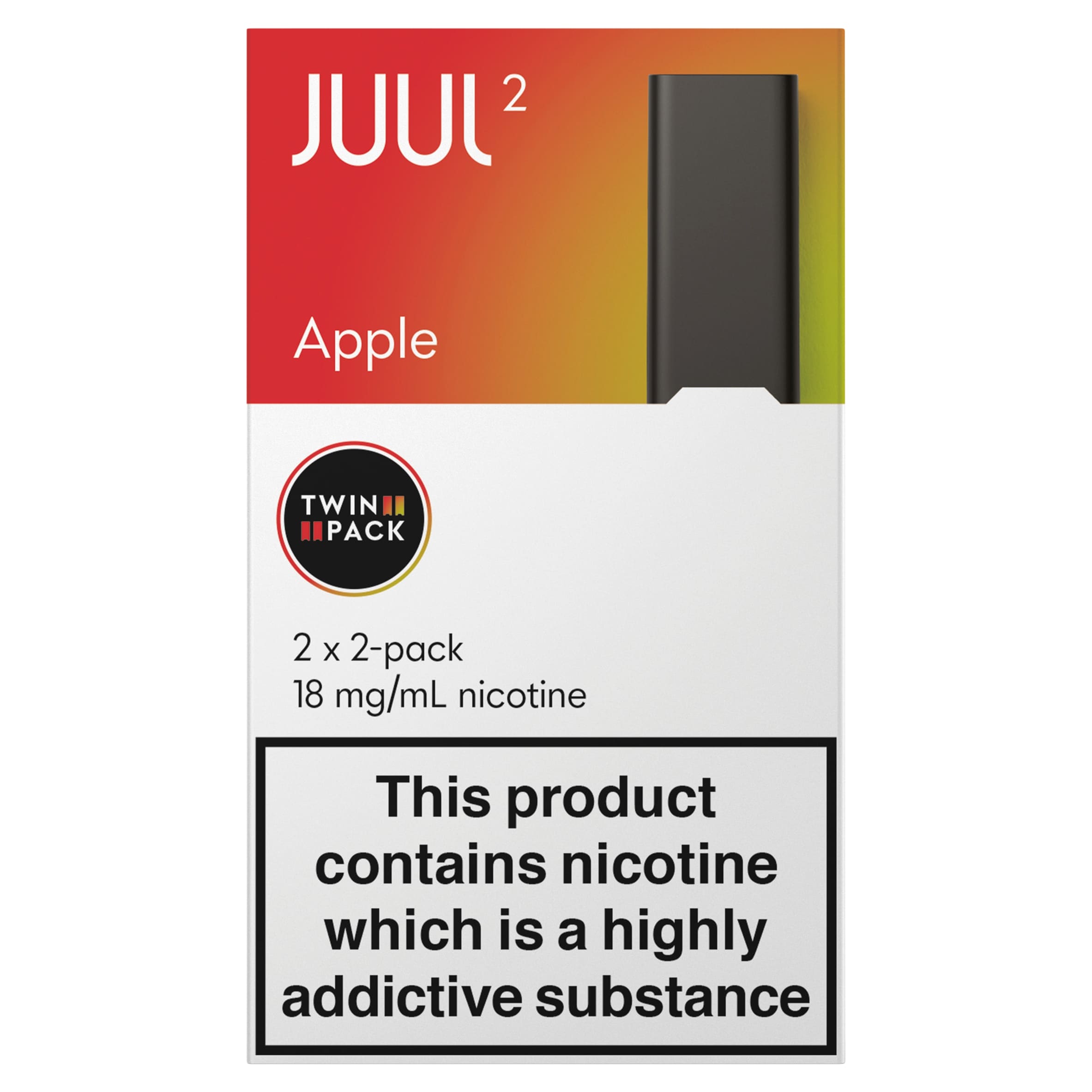 juul starter kit tesco JUUL2pods UK Apple 18mg/mL 2x2x1.2ml