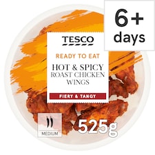 Tesco Hot & Spicy Roast Chicken Wings 525g