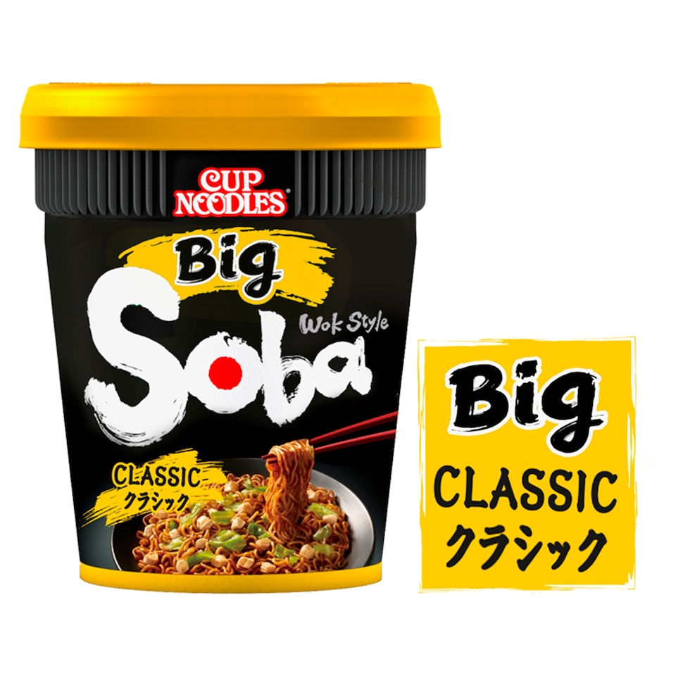 image 1 of Cup Noodles Big Wok Style Soba Classic 113g