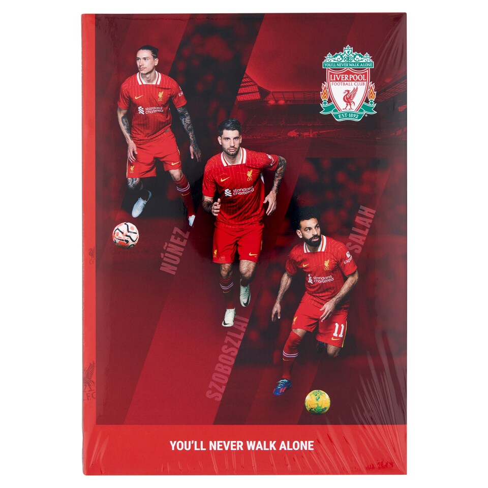 Liverpool Football Club You'll Never Walk Alone Lined Hardtable Diary A5 96 Sheet