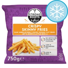 Strong Roots Crispy Skinny Fries 750G