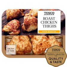 Tesco Ready To Eat Roast British Chicken Thighs 450G
