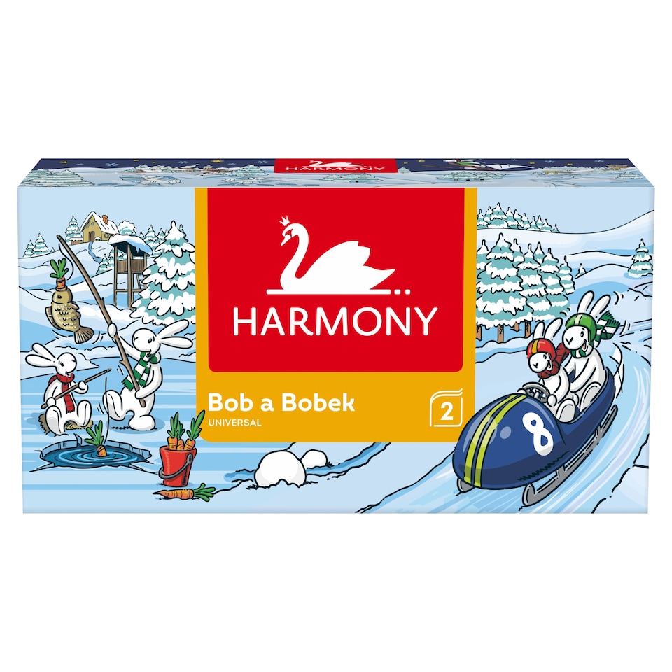 Harmony Bob a Bobek Cosmetic Wipes 2 Ply 150 pcs