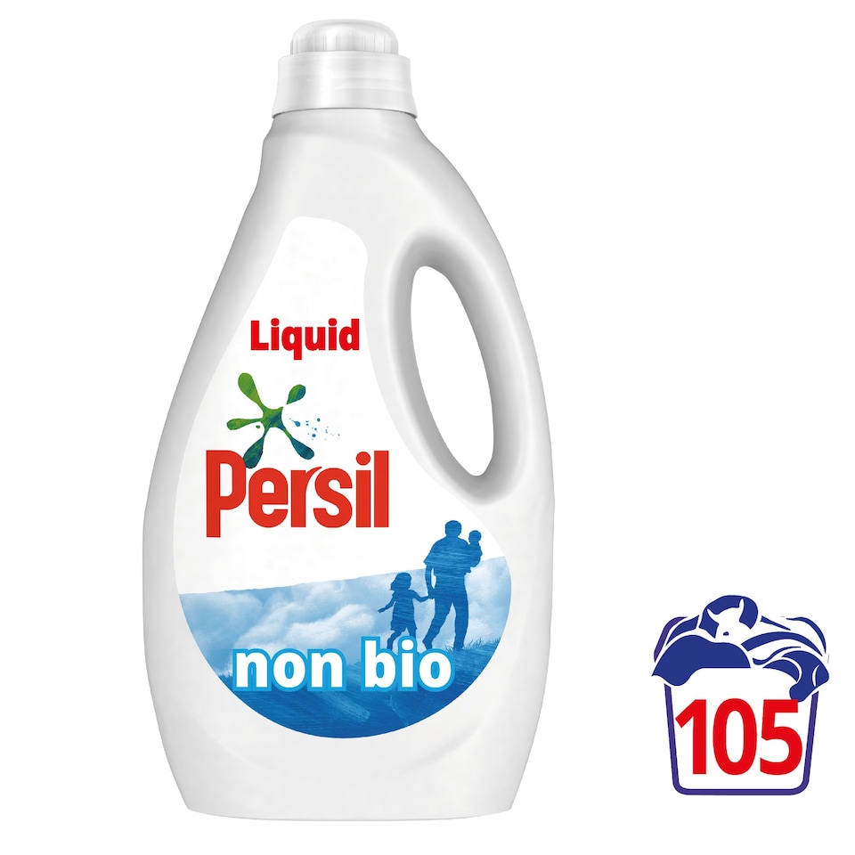 image 1 of Persil Non Bio Laundry Washing Liquid Detergent 105 Washes 2835ml