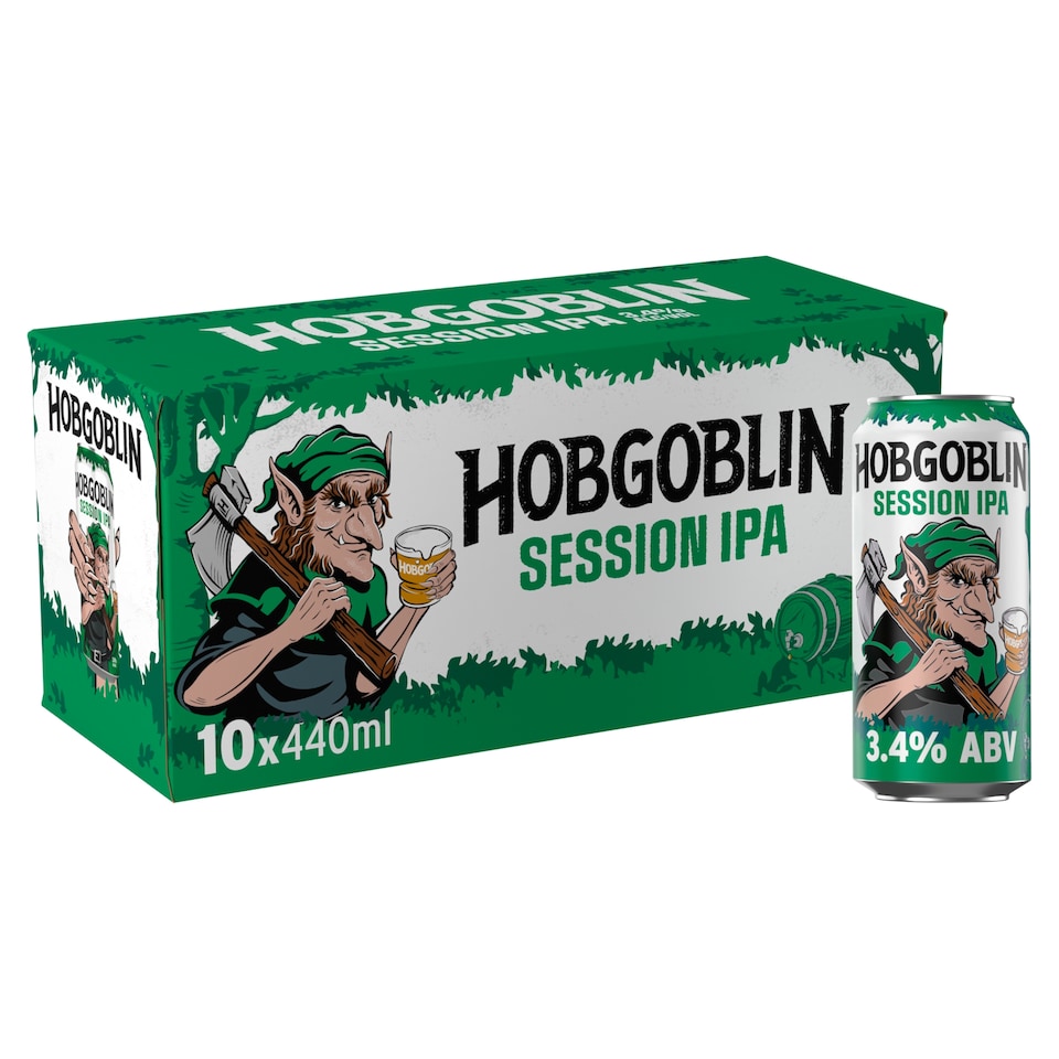 image 1 of Hobgoblin Session IPA Ale Beer 10 x 440ml