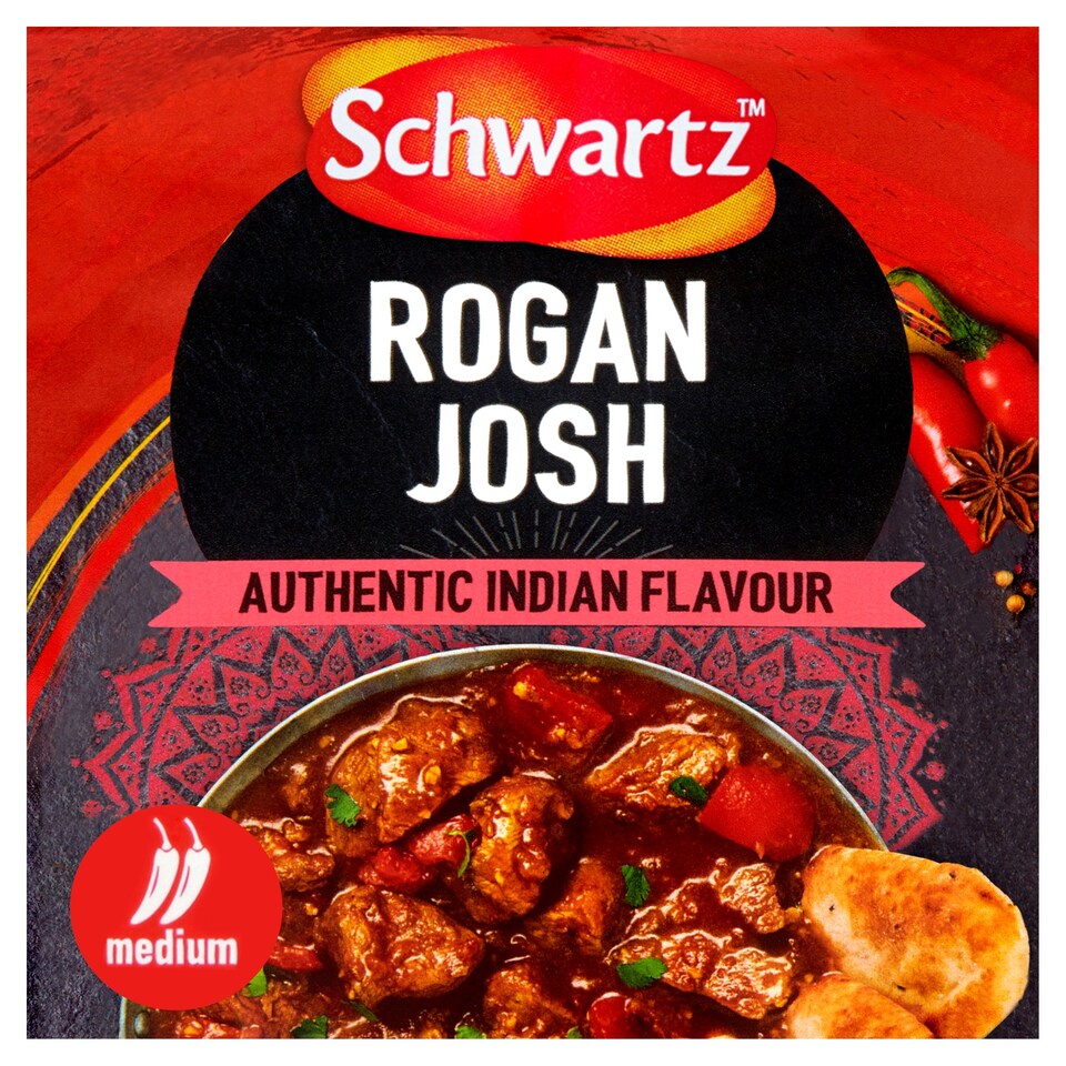 Schwartz Indian Rogan Josh Mix 35G Tesco Groceries