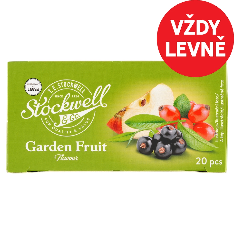 Stockwell & Co. Fruit Tea with Garden Fruit Flavor 20 x 2g (40g)