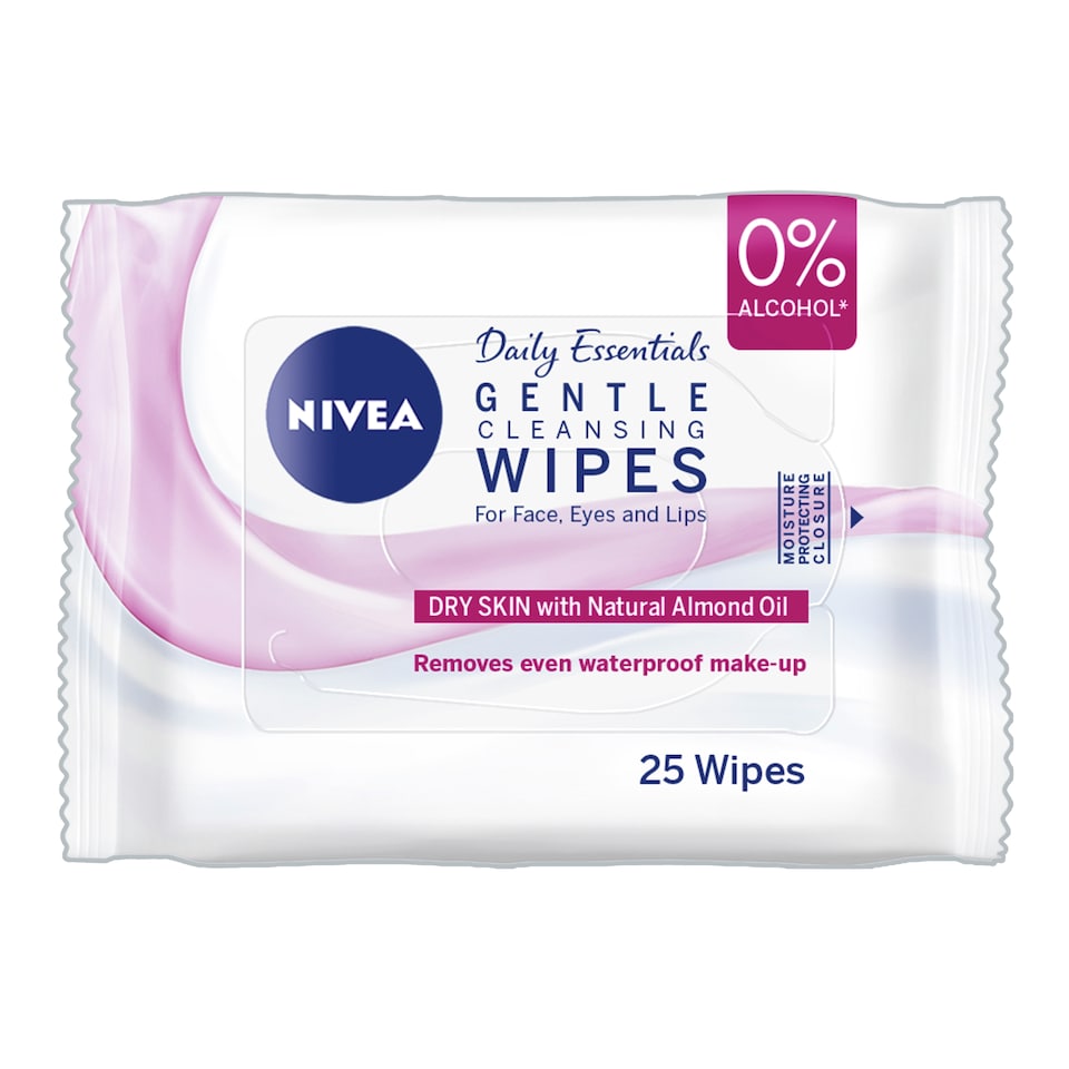 Nivea Cleansing Wipes Dry/Sensitive 25