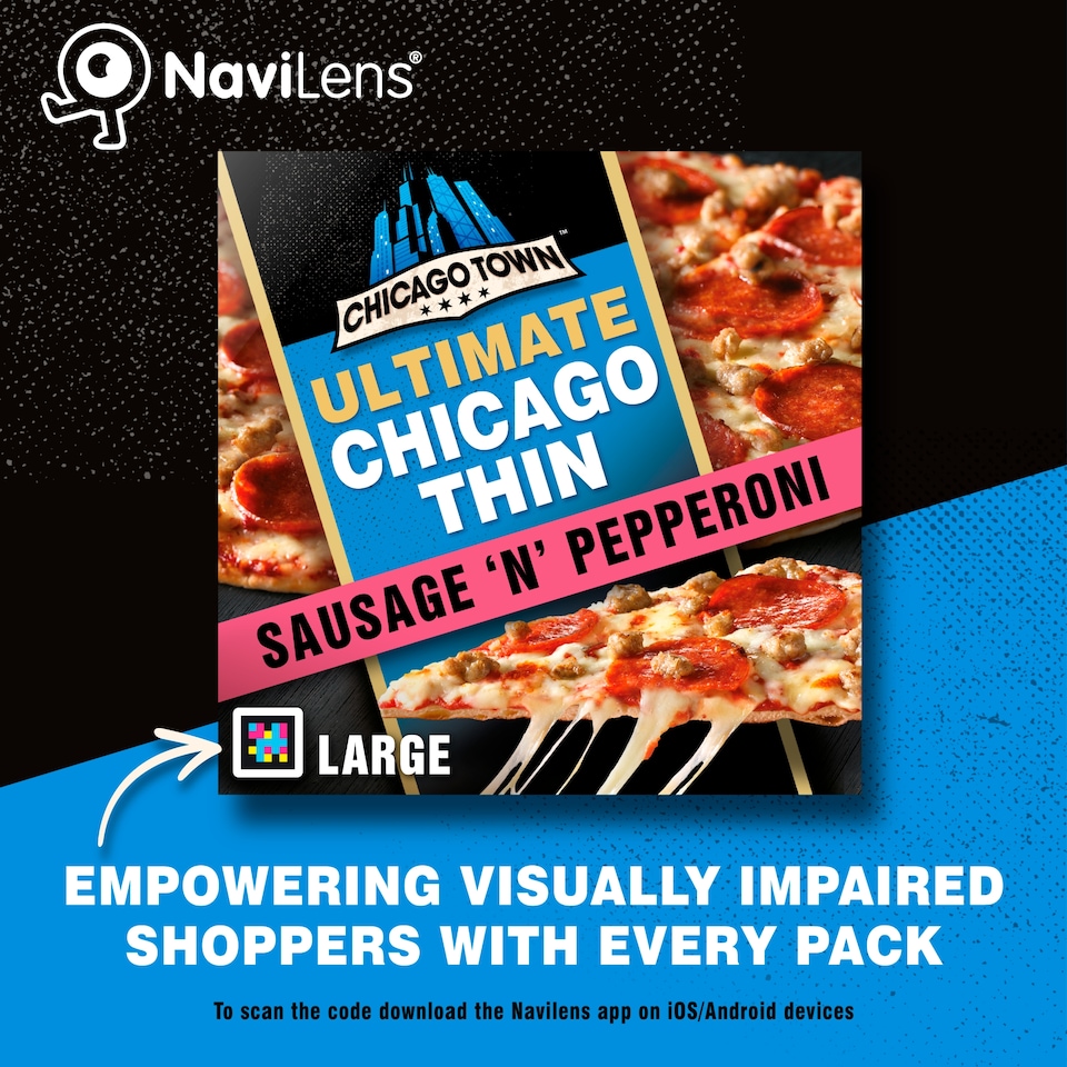image 1 of Chicago Town Ultimate Chicago Thin Sausage & Pepperoni Large Pizza