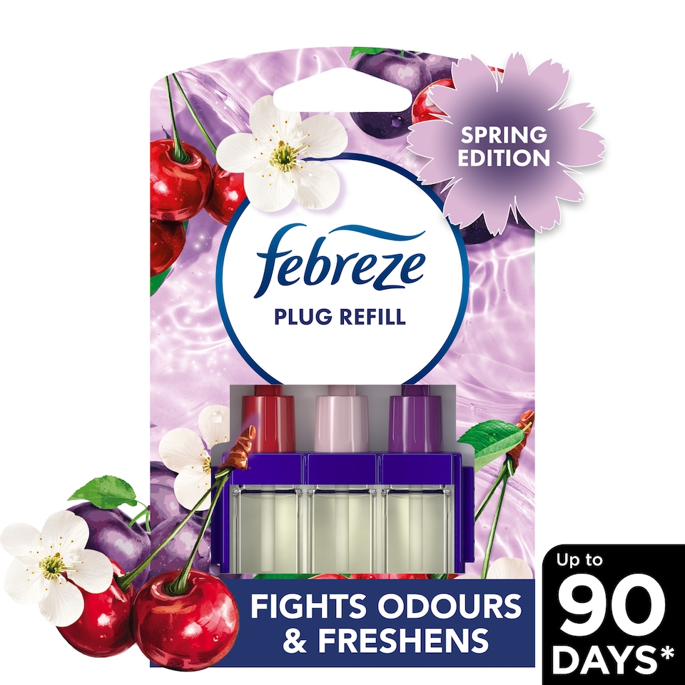 image 1 of Febreze Plug Refill Cherry & Plum Refresh 20ml