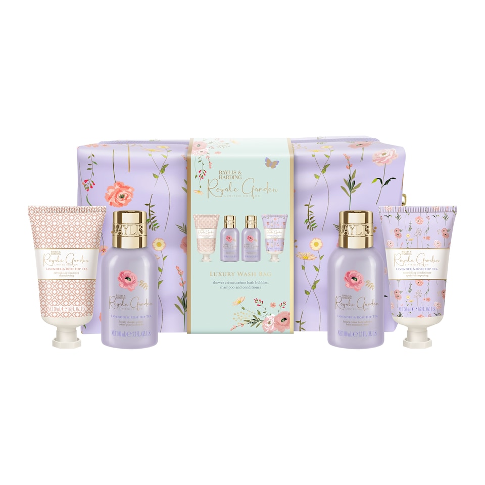 image 1 of Baylis & Harding Royale Garden Luxury Wash Bag Gift Set