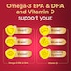 image 2 of Seven Seas Cod Liver Oil Omega-3 One A Day Capsules - 120s