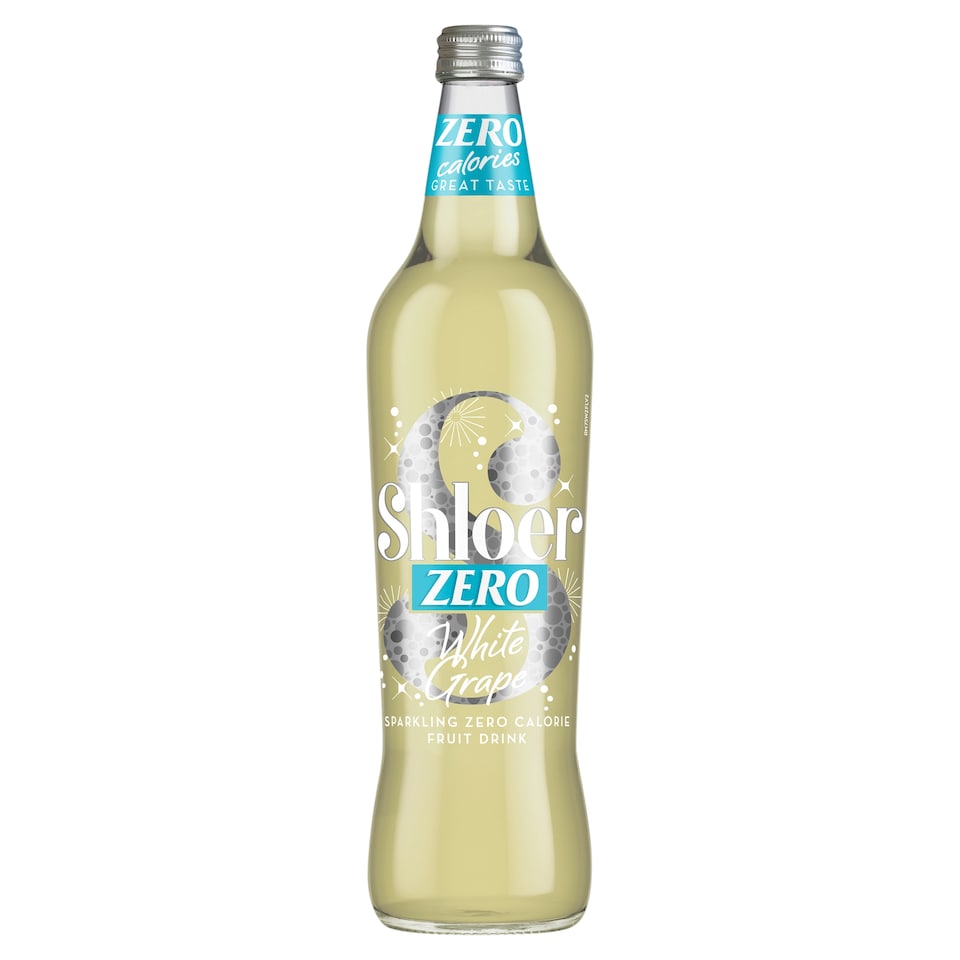 Shloer Zero Calorie Sparkling White Grape 750Ml