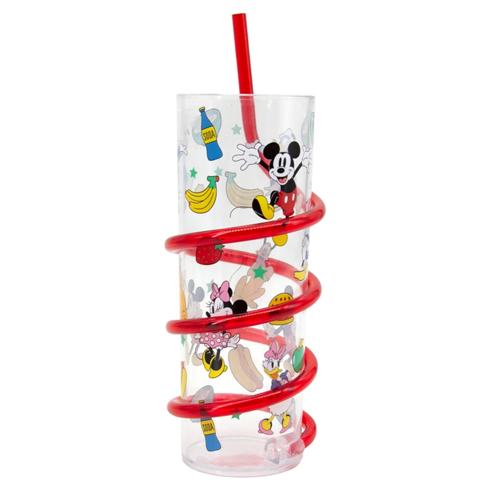 Tesco Disney Mickey and friends Swirly Straw