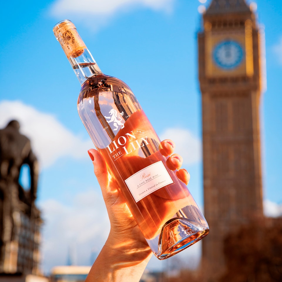 image 1 of Lion and the Lily Bordeaux Rose Wine 75cl
