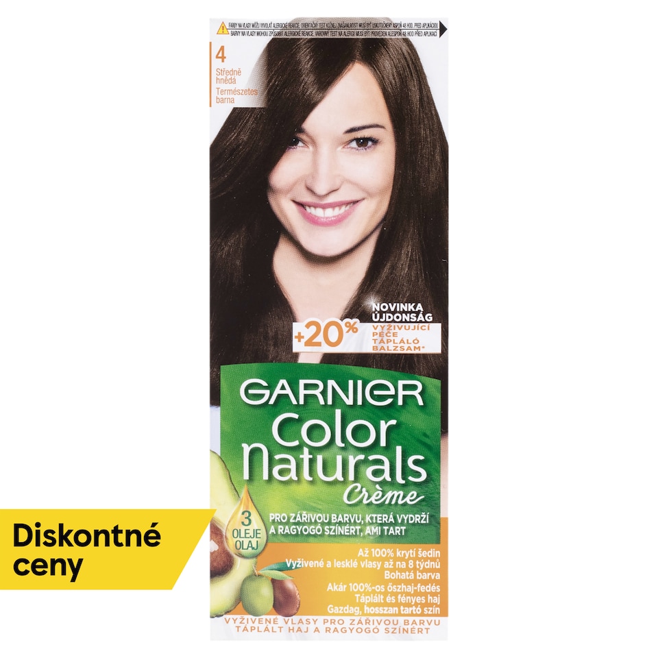 Garnier Color Naturals Permanent Hair dye 4 Natural brown