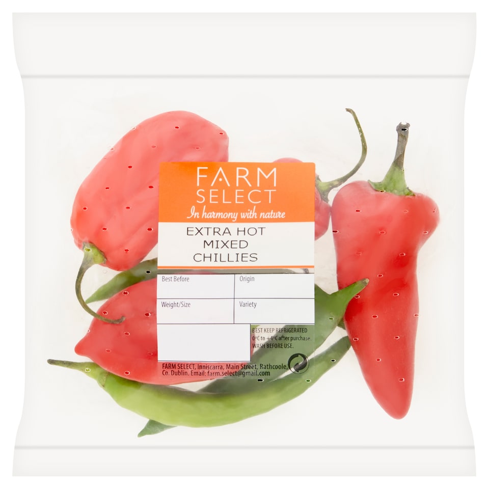 Farm Select Extra Hot Mixed Chillies 65G