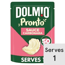 Dolmio Microwave Carbonara Pasta Sauce Pouch 150g 