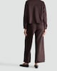 image 2 of F&F Faux Suede Wide Leg Trousers in Brown