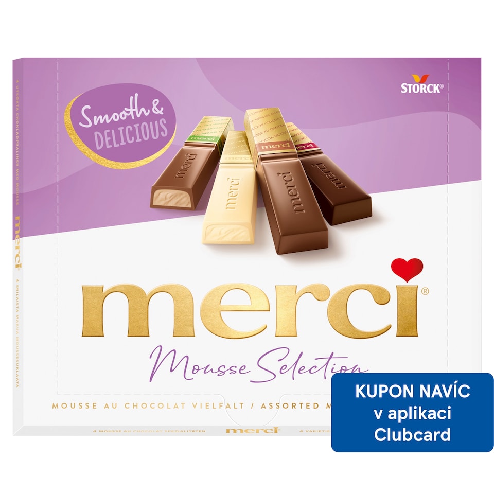 merci Mousse Selection Assorted Mousse Chocolates 250g
