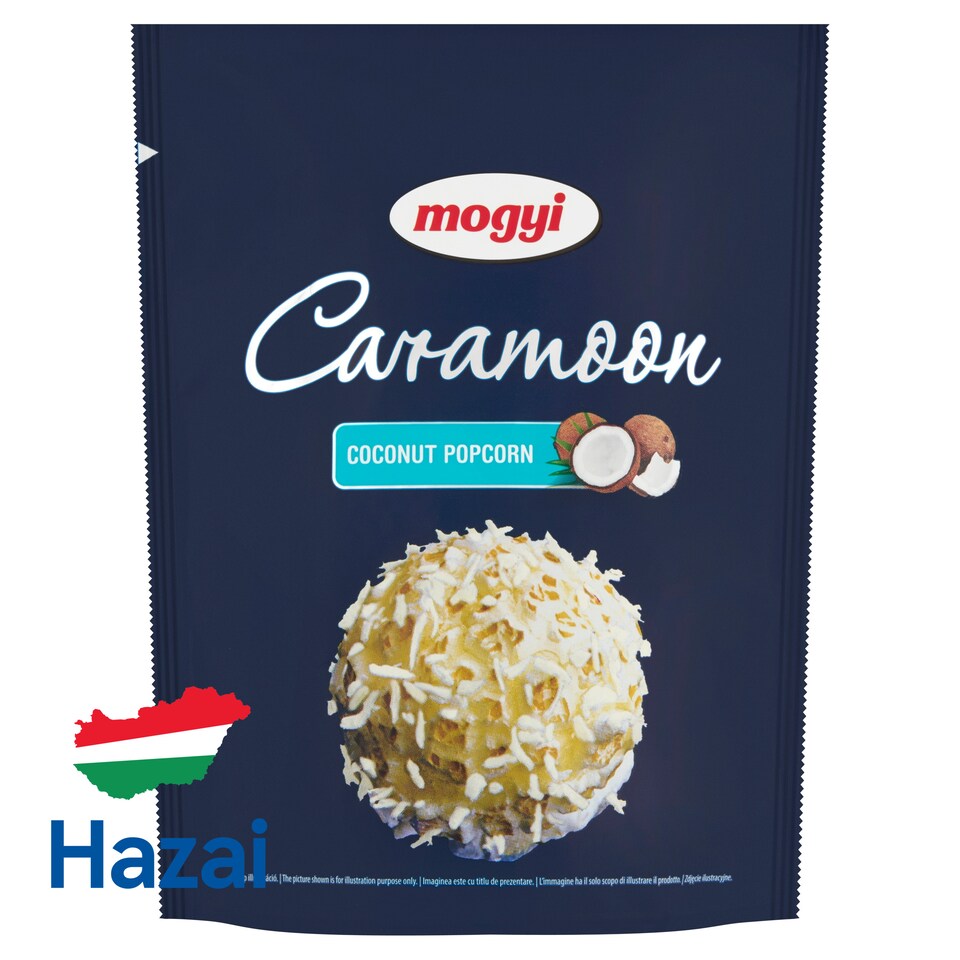 Mogyi Caramoon édes kókuszos cukormázzal bevont pattogatott kukorica 70 g