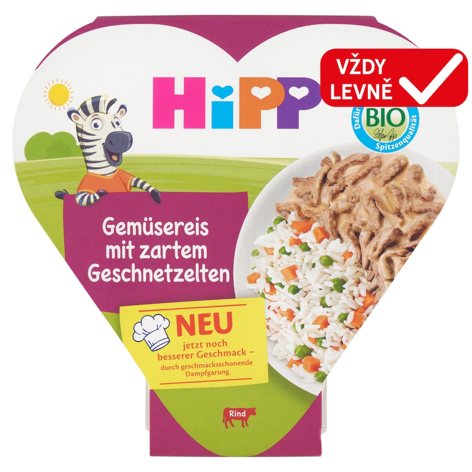 image 1 of HiPP Organic Rice with Vegetables and Beef 250g